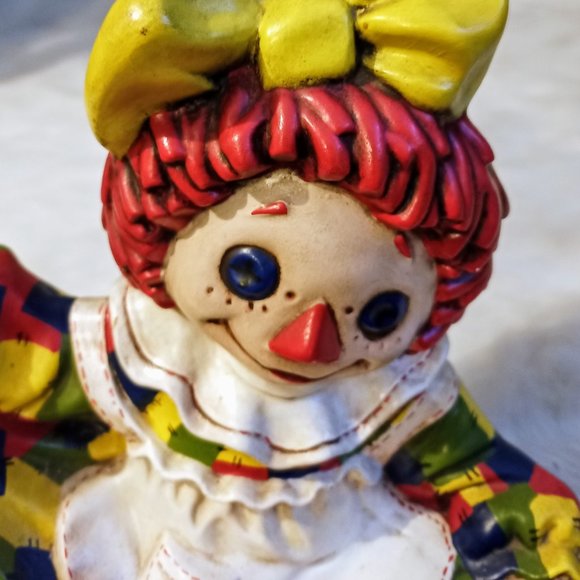 VTG BYRON MOLD 1970,s RAGGEDY ANN HAND PAINTED - Picture 5 of 9